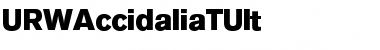Download URWAccidaliaTUlt Font Download URWAccidaliaTUlt Font