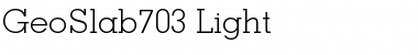 Download GeoSlab703-Light Font Download GeoSlab703-Light Font