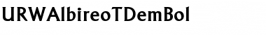 Download URWAlbireoTDemBol Font Download URWAlbireoTDemBol Font