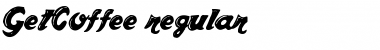 Download GetCoffee regular Font Download GetCoffee regular Font