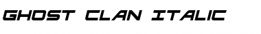 Download Ghost Clan Italic Font Download Ghost Clan Italic Font