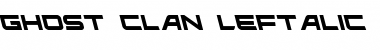 Download Ghost Clan Leftalic Font Download Ghost Clan Leftalic Font