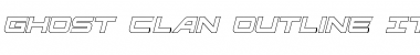 Download Ghost Clan Outline Italic Font Download Ghost Clan Outline Italic Font