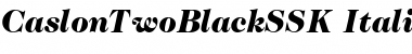 Download CaslonTwoBlackSSK Font Download CaslonTwoBlackSSK Font