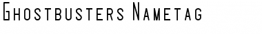 Download Ghostbusters Nametag Font Download Ghostbusters Nametag Font