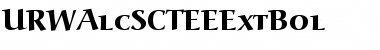 Download URWAlcSCTEEExtBol Font Download URWAlcSCTEEExtBol Font