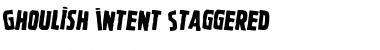 Download Ghoulish Intent Staggered Font Download Ghoulish Intent Staggered Font