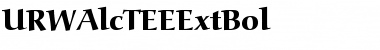 Download URWAlcTEEExtBol Font Download URWAlcTEEExtBol Font