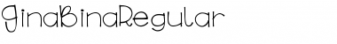 Download GinaBinaRegular Font Download GinaBinaRegular Font