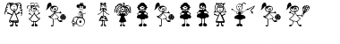 Download Girl Characters Font Download Girl Characters Font