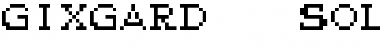 Download Gixgard - Solid Font Download Gixgard - Solid Font