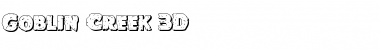 Download Goblin Creek 3D Font Download Goblin Creek 3D Font