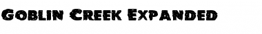 Download Goblin Creek Expanded Font Download Goblin Creek Expanded Font