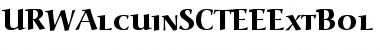Download URWAlcuinSCTEEExtBol Font Download URWAlcuinSCTEEExtBol Font