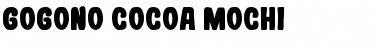 Download Gogono Cocoa Mochi Font Download Gogono Cocoa Mochi Font