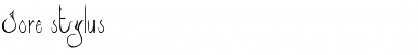 Download Gore stylus Font Download Gore stylus Font