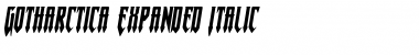 Download Gotharctica Expanded Italic Font Download Gotharctica Expanded Italic Font