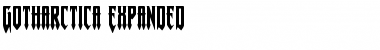 Download Gotharctica Expanded Font Download Gotharctica Expanded Font
