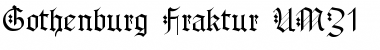 Download Gothenburg Fraktur UMZ1 Font Download Gothenburg Fraktur UMZ1 Font