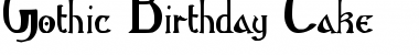 Download Gothic Birthday Cake Font Download Gothic Birthday Cake Font