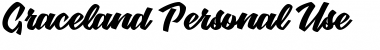 Download Graceland Personal Use Font Download Graceland Personal Use Font