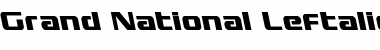 Download Grand National Leftalic Font Download Grand National Leftalic Font