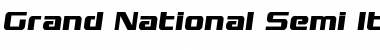 Download Grand National Semi-Italic Font Download Grand National Semi-Italic Font