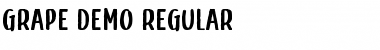 Download Grape Demo Font Download Grape Demo Font