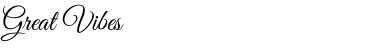 Download Great Vibes Font Download Great Vibes Font