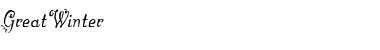 Download GreatWinter Font Download GreatWinter Font