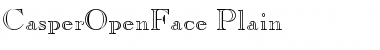 Download CasperOpenFace Font Download CasperOpenFace Font