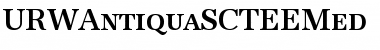 Download URWAntiquaSCTEEMed Font Download URWAntiquaSCTEEMed Font