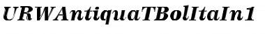 Download URWAntiquaTBolItaIn1 Font Download URWAntiquaTBolItaIn1 Font