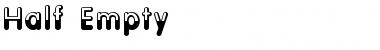 Download Half Empty Font Download Half Empty Font