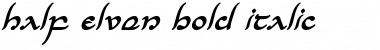 Download Half-Elven Bold Italic Font Download Half-Elven Bold Italic Font