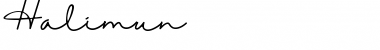 Download Halimun Font Download Halimun Font