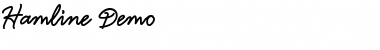 Download Hamline Demo Font Download Hamline Demo Font