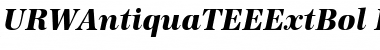 Download URWAntiquaTEEExtBol Font Download URWAntiquaTEEExtBol Font