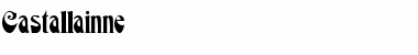 Download Castallainne Font Download Castallainne Font