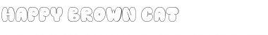 Download Happy brown cat Font Download Happy brown cat Font