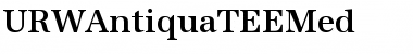 Download URWAntiquaTEEMed Font Download URWAntiquaTEEMed Font
