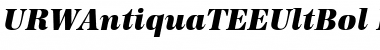 Download URWAntiquaTEEUltBol Font Download URWAntiquaTEEUltBol Font