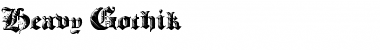 Download Heavy Gothik Font Download Heavy Gothik Font