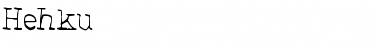 Download Hehku Font Download Hehku Font