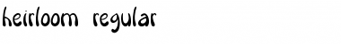 Download Heirloom Font Download Heirloom Font
