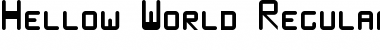 Download Hellow World Font Download Hellow World Font
