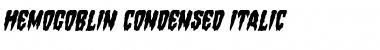 Download Hemogoblin Condensed Italic Font Download Hemogoblin Condensed Italic Font