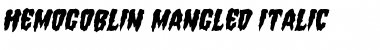 Download Hemogoblin Mangled Italic Font Download Hemogoblin Mangled Italic Font