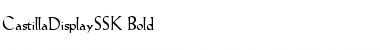 Download CastillaDisplaySSK Font Download CastillaDisplaySSK Font
