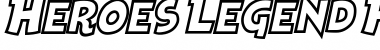 Download Heroes Legend Hollow Font Download Heroes Legend Hollow Font